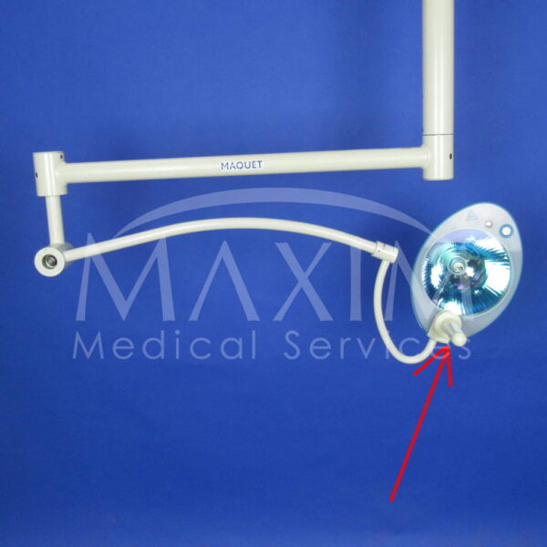 LHP1HR0756 - 4 Maquet / Heraeus Hanaulux Blue 30 / Blue 80 / Blue 90 / Blue 100 / Blue 130 / Lucea 50 / Lucea 100 Sterilizable Light Handle