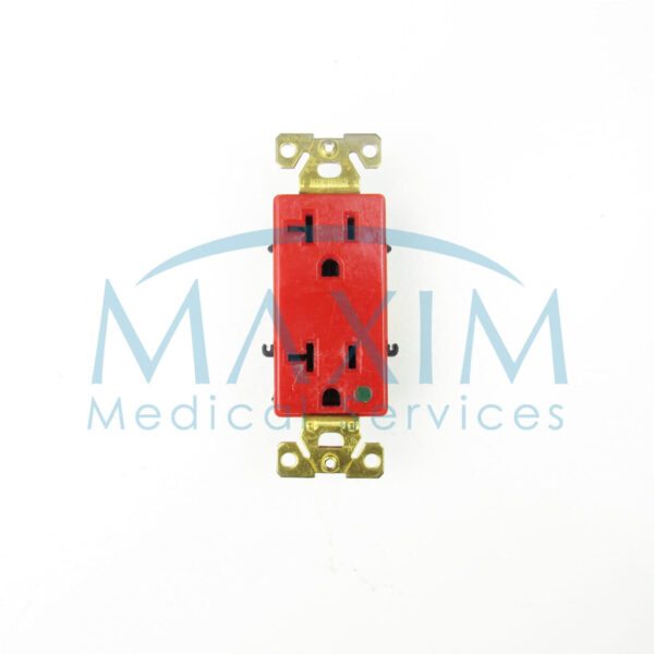 ELP1NS0426 (1) Cooper Square Face Hospital Grade Red Electrical Outlet