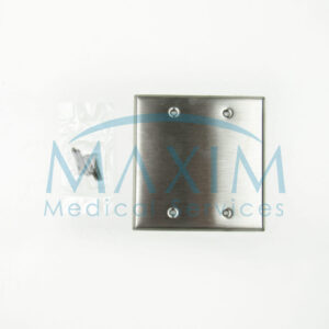 SHP1ND2000 (4) Stainless Steel 2-Gang Blank Cover Plate, 5-Pack