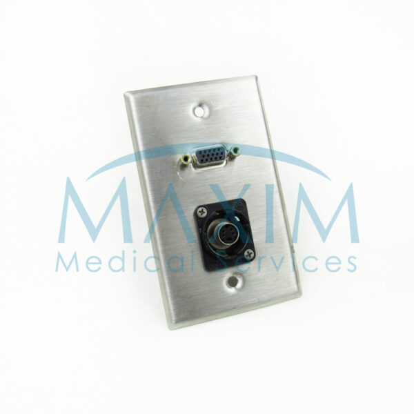 SHP1NS1005 (1) One Gang S-Video / VGA Cover Plate, 5-Pack
