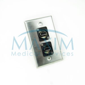 SHP1NS1007 (1) One Gang Dual USB Cover Plate, 2-Pack