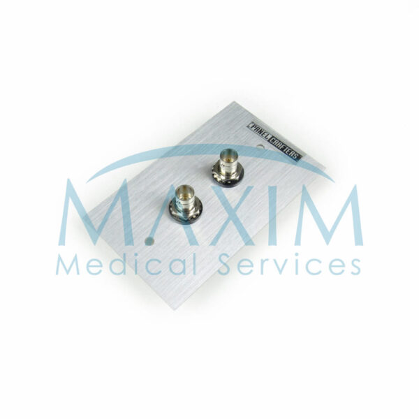 SHP1NS2754 (2) One Gang Double Female BNC Cover Plate, 2-Pack