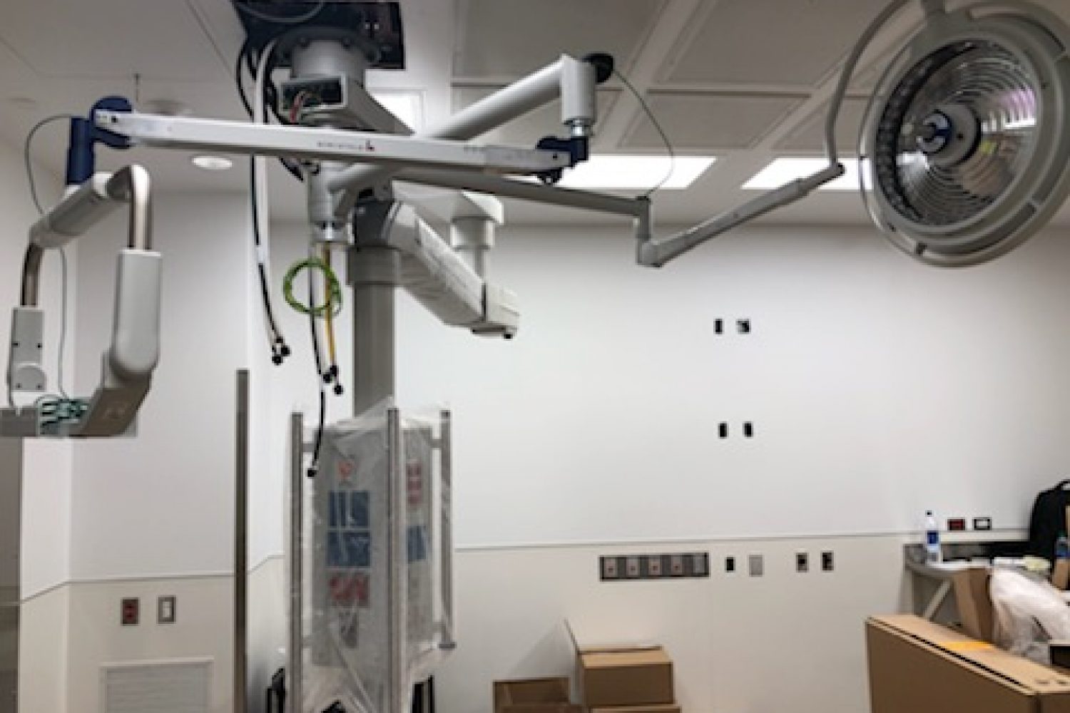 Stryker Boom and Light Installation at Piedmont Hospital